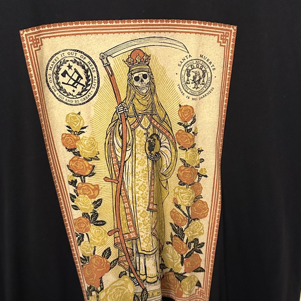 Abstract Artist T-Shirt, Size L, Reaper tarot card graphic on front - Picture 2 of 4